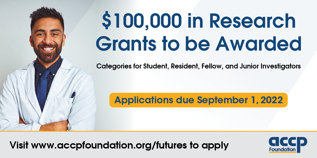 2022 ACCP Foundation Futures Grants: Mentored Research Awards