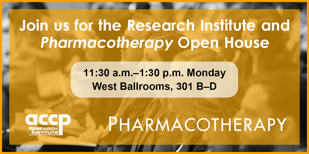 Research Institute and <i>Pharmacotherapy</i> Open House