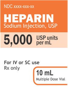 Current Heparin Label