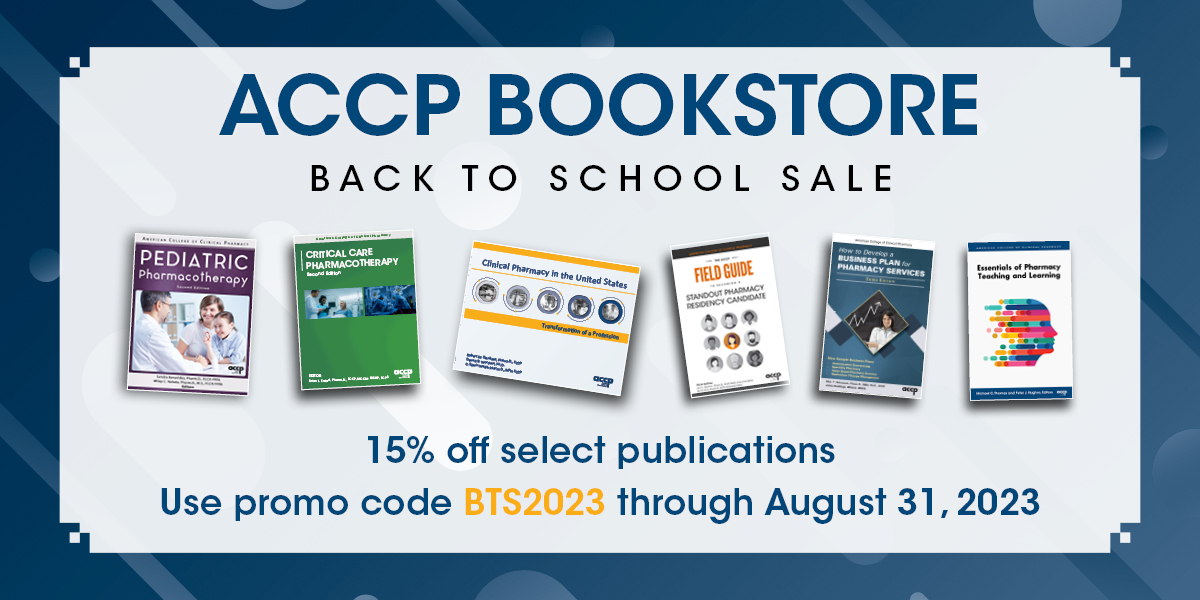 Back to School Special in the ACCP Bookstore